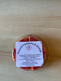 Cranberry and Orange Wax Melt Segment Pot
