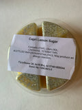 Capri Lemon Sugar Wax Melt Segment Pot
