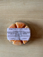 Orange Flower and Creamy Almond Wax Melt Segment Pot