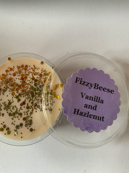 Vanilla and Hazlenut Wax Melt Segment Pot