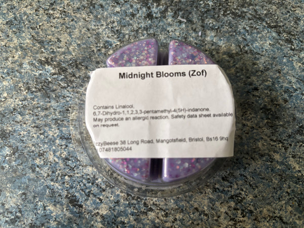 Midnight Blooms Wax Melt Segment Pot