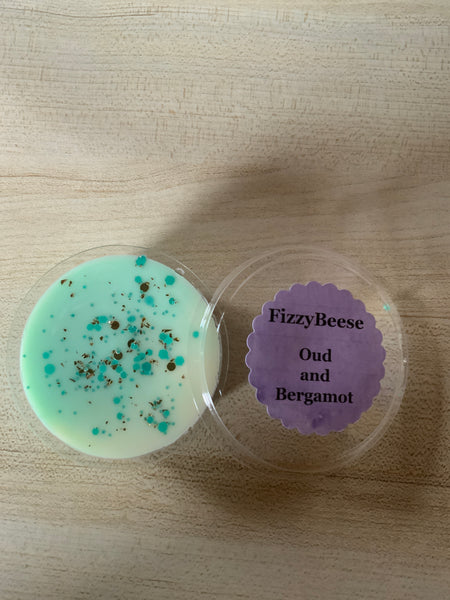 Oud and Bergamot Wax Melt Segment Pot