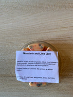 Mandarin and Lime Wax Melt Segment Pot