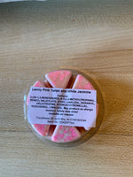 Lenny Pink Tulips and White Jasmine Wax Melt Segment Pot